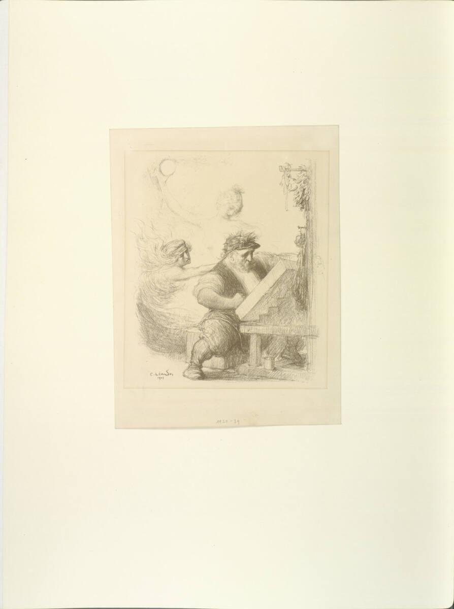 Charles Léandre, Der Lithograph, Inv. Nr.: DG1920/39