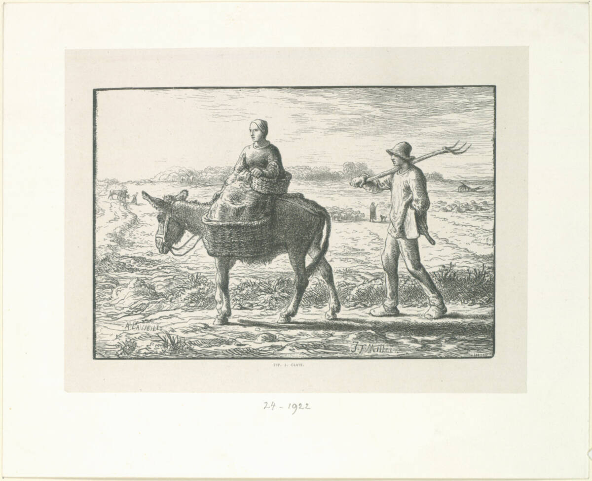 Heimkehr vom Feld, JacquesAdrienLavieille