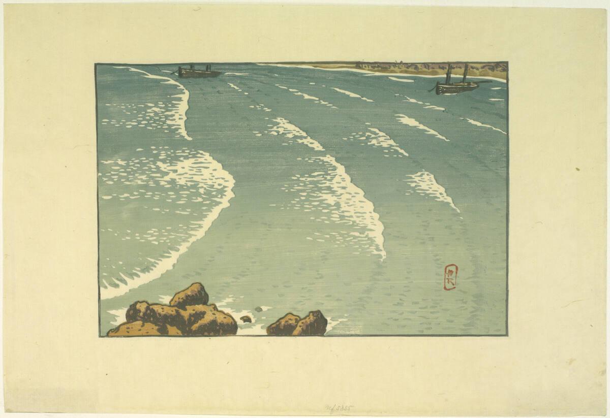 Henri Rivière, Brandung, Inv. Nr.: DGNF5855