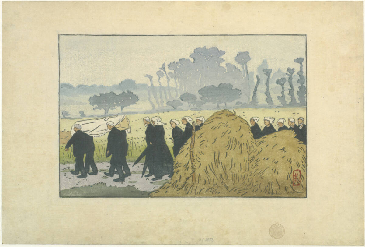 Das Begräbnis, Henri Rivière
