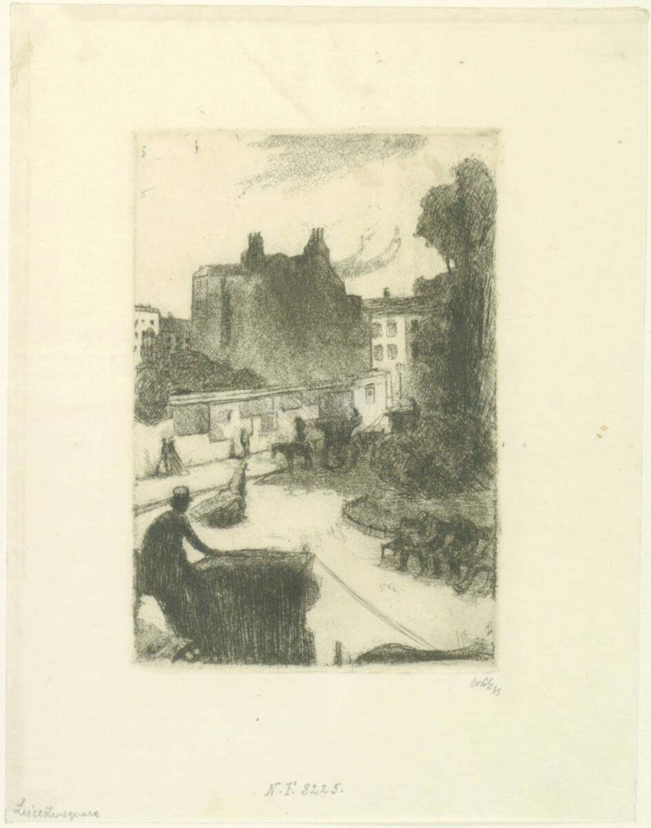 Leicestersquare, Emil Orlík, 1899