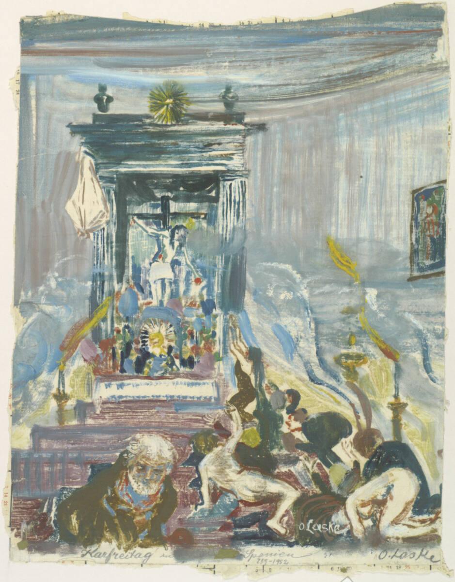 Oskar Laske, Karfreitag in Spanien, Inv. Nr.: DG1952/239