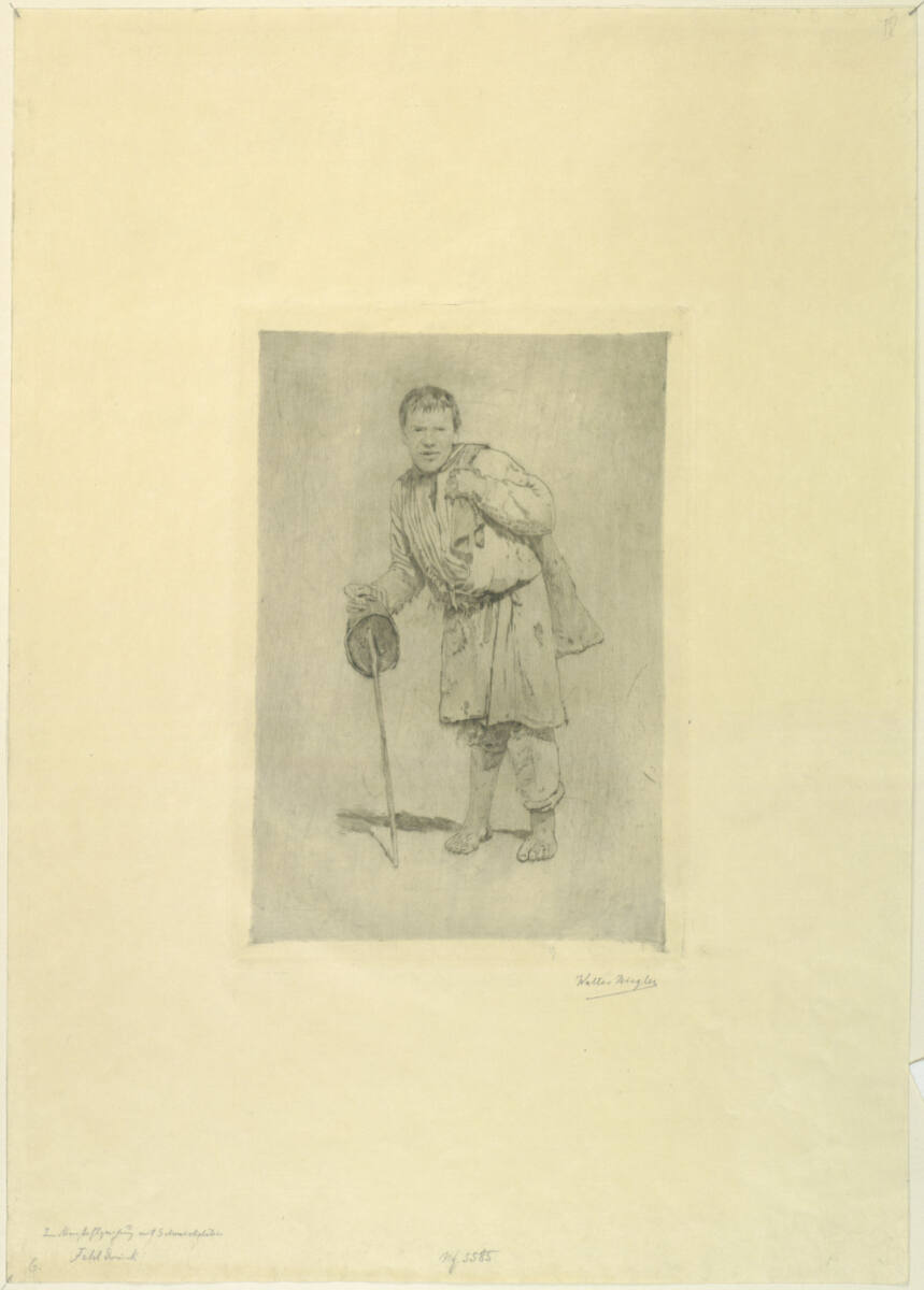 Galizischer Bettler, Walter Ziegler, c. 1880–1896
