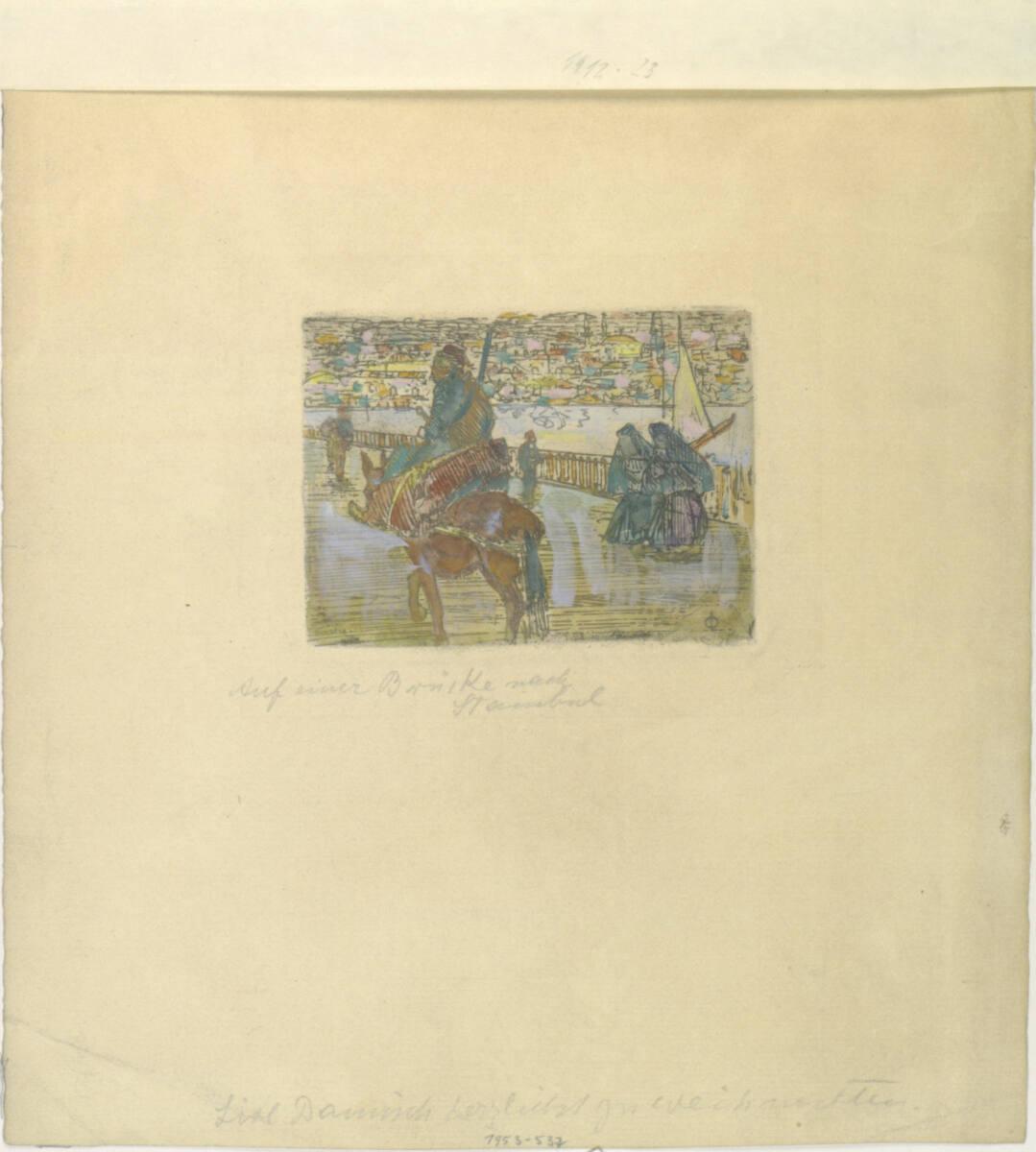 Oskar Laske, Brücke nach Stambul, Inv. Nr.: DG1953/537