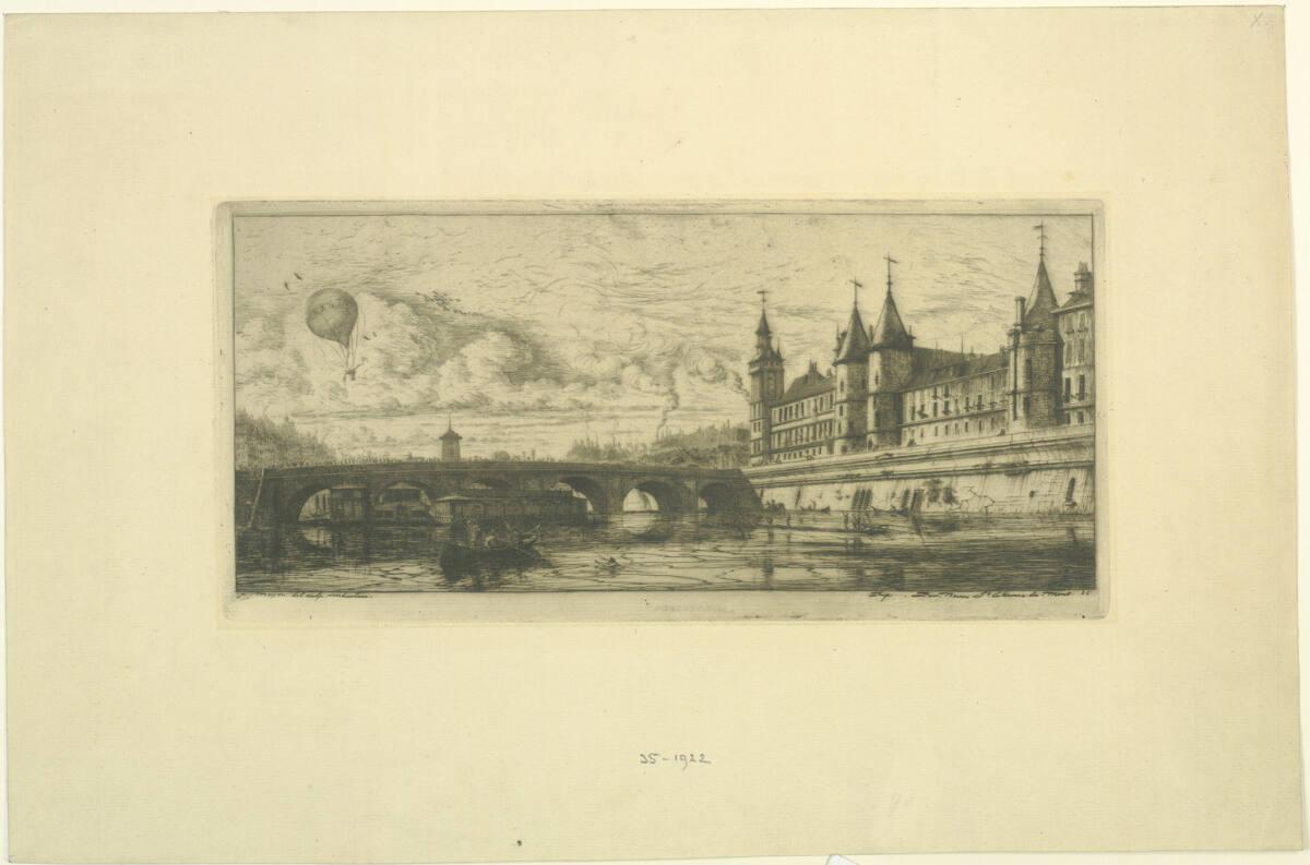 Charles Meryon, Der Pont-au-Change, Inv. Nr.: DG1922/35