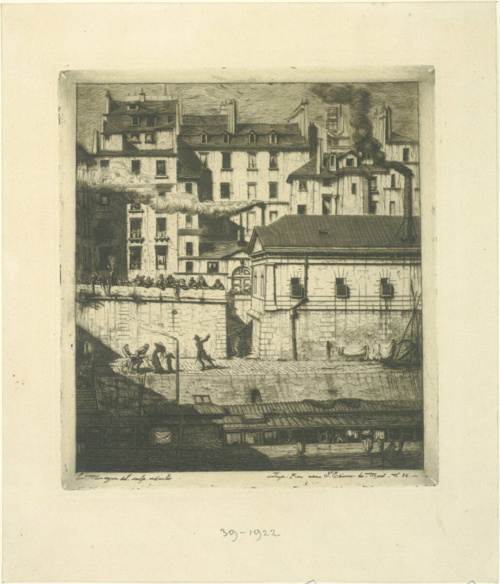 Das Leichenschauhaus, Charles Méryon, 1854