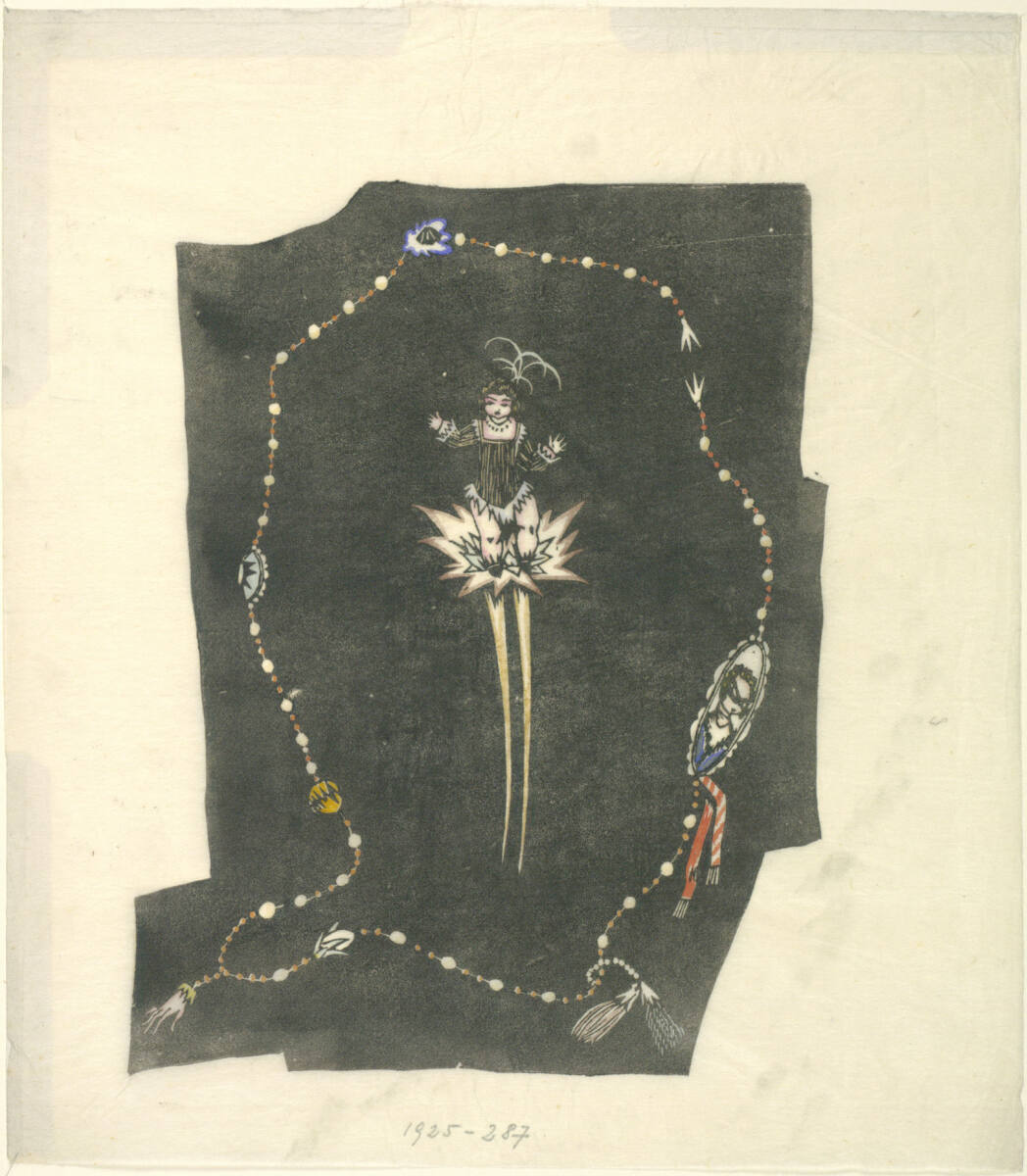 Kamm ("Die Zier-Nadel"), Dagobert Peche, 1915