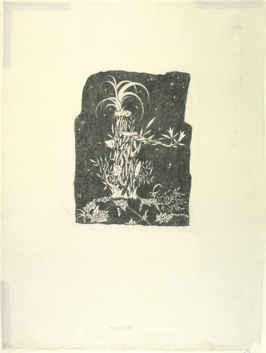 Dagobert Peche, Palmenartiger Baum, Inv. Nr.: DG1925/290