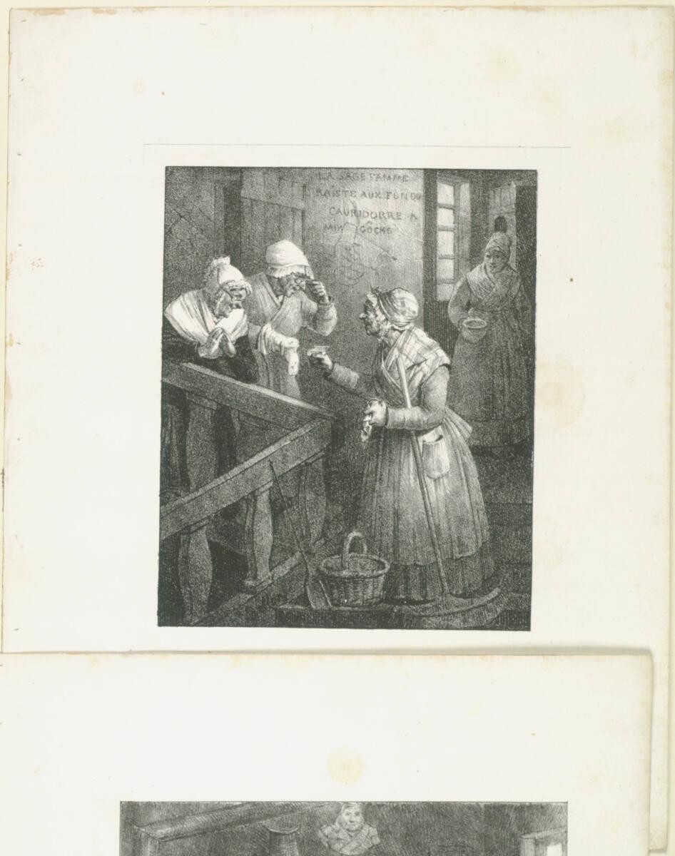 Hippolyte Bellangé, Dites donc. mame Dufour, la fille du Courneur qu'a une pelisse!, Inv. Nr.: …