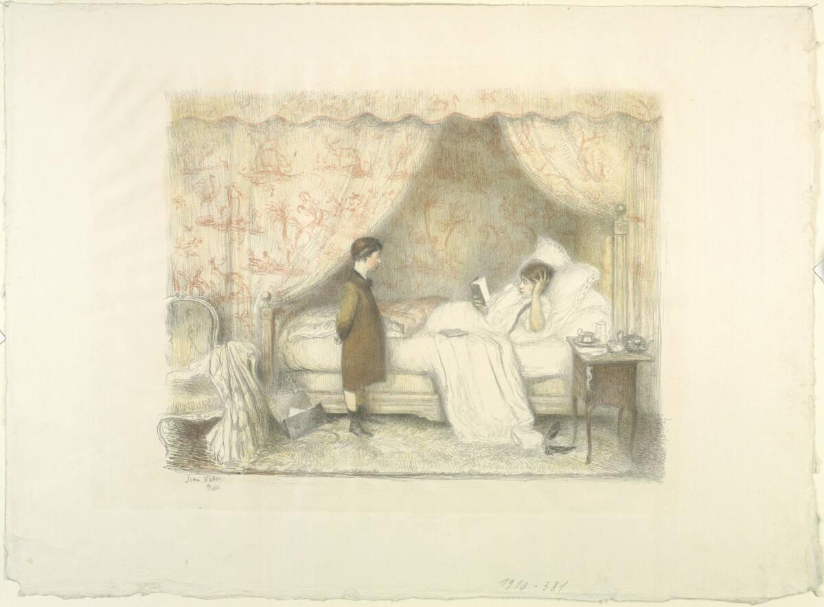 Jean Veber, La Lecon, Inv. Nr.: DG1910/381