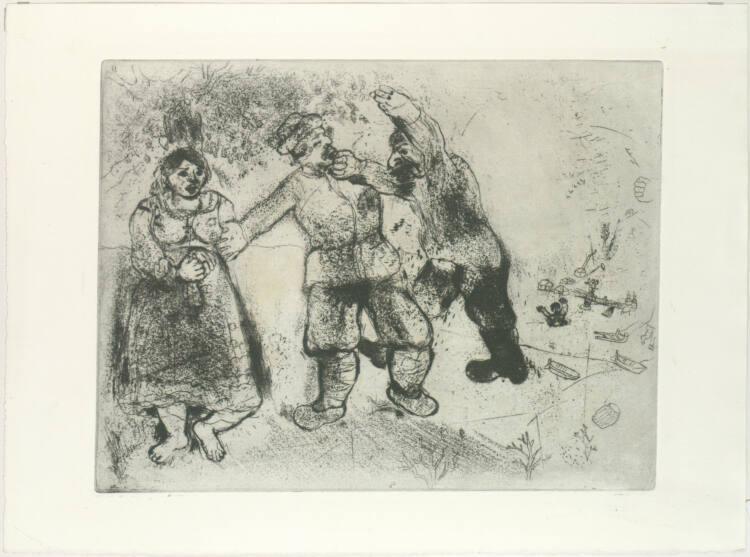 Marc Chagall, Grigori Geht-immer-und-du-wirst-nicht-ankommen, Inv. Nr.: DG1952/475/53
