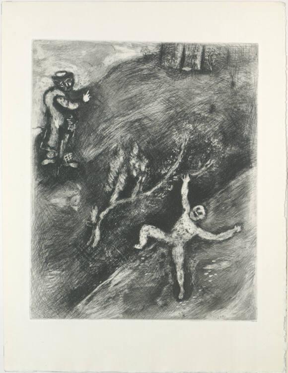 Marc Chagall, Das Kind und der Schulmeister, Inv. Nr.: DG1952/476/10