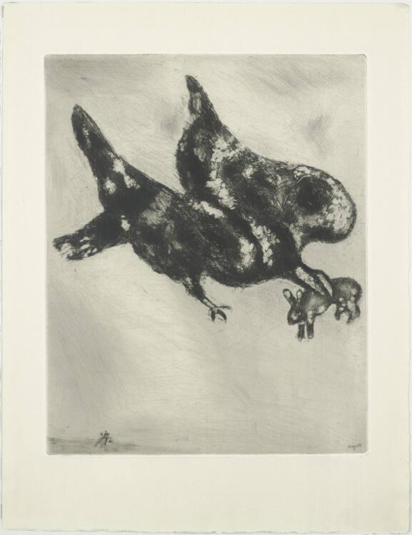 Marc Chagall, Der Adler und der Käfer, Inv. Nr.: DG1952/476/17