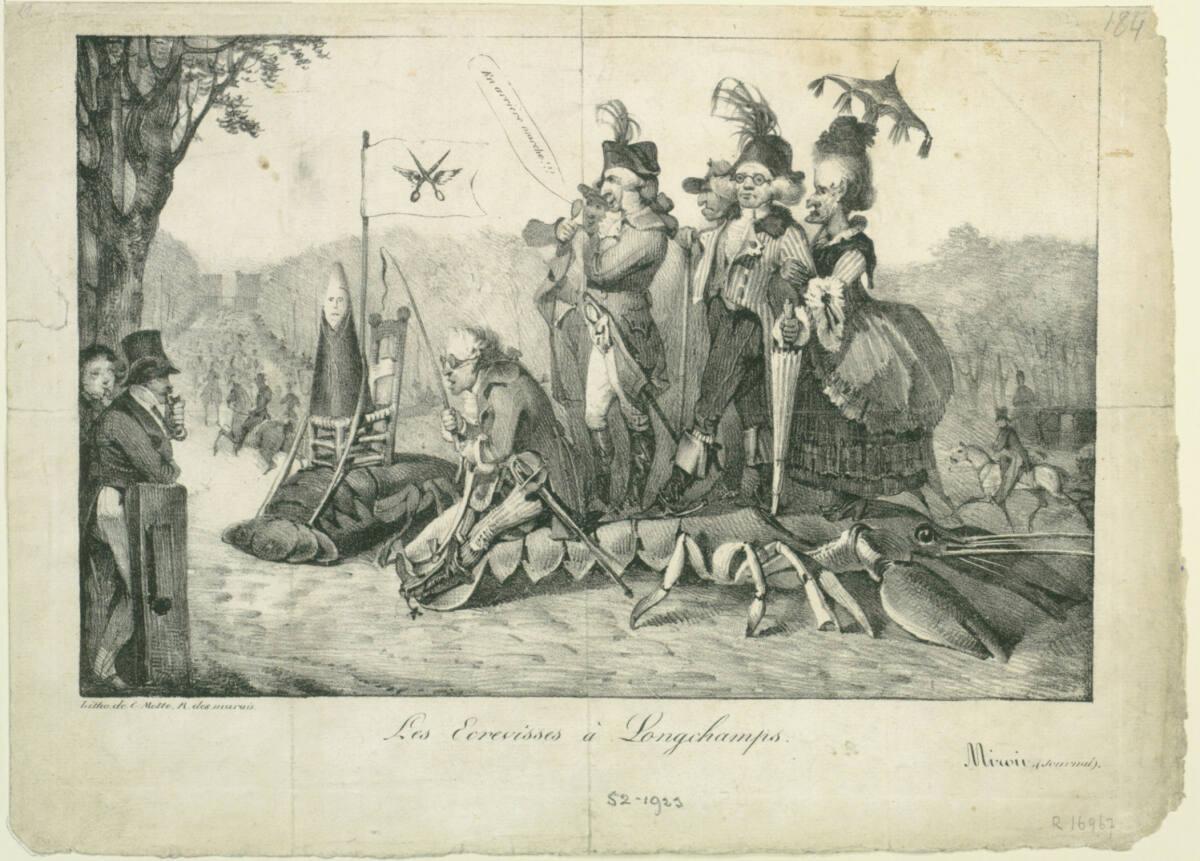 Les Écrevisses à Longchamps, Eugène Delacroix, 1822