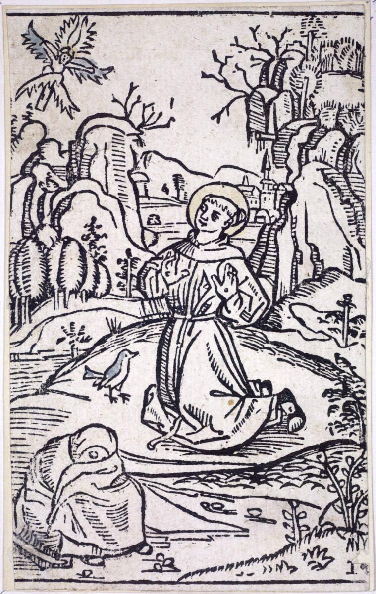 Anonym, Stigmatisation des heiligen Franz, Inv. Nr.: DG1933/1693