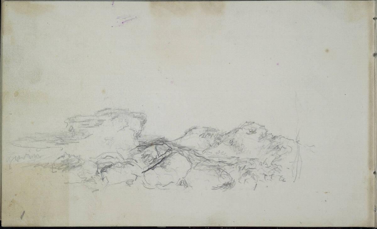 Adalbert Stifter, Landschaftsstudie, Inv. Nr.: 31377/1