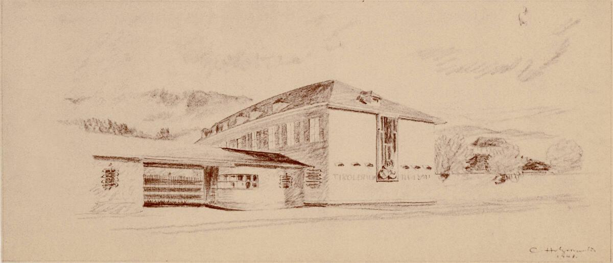 Clemens Holzmeister, Hall in Tirol (1938 - 1974 Solbad Hall), Tiroler Röhren- und Metallwerke; …