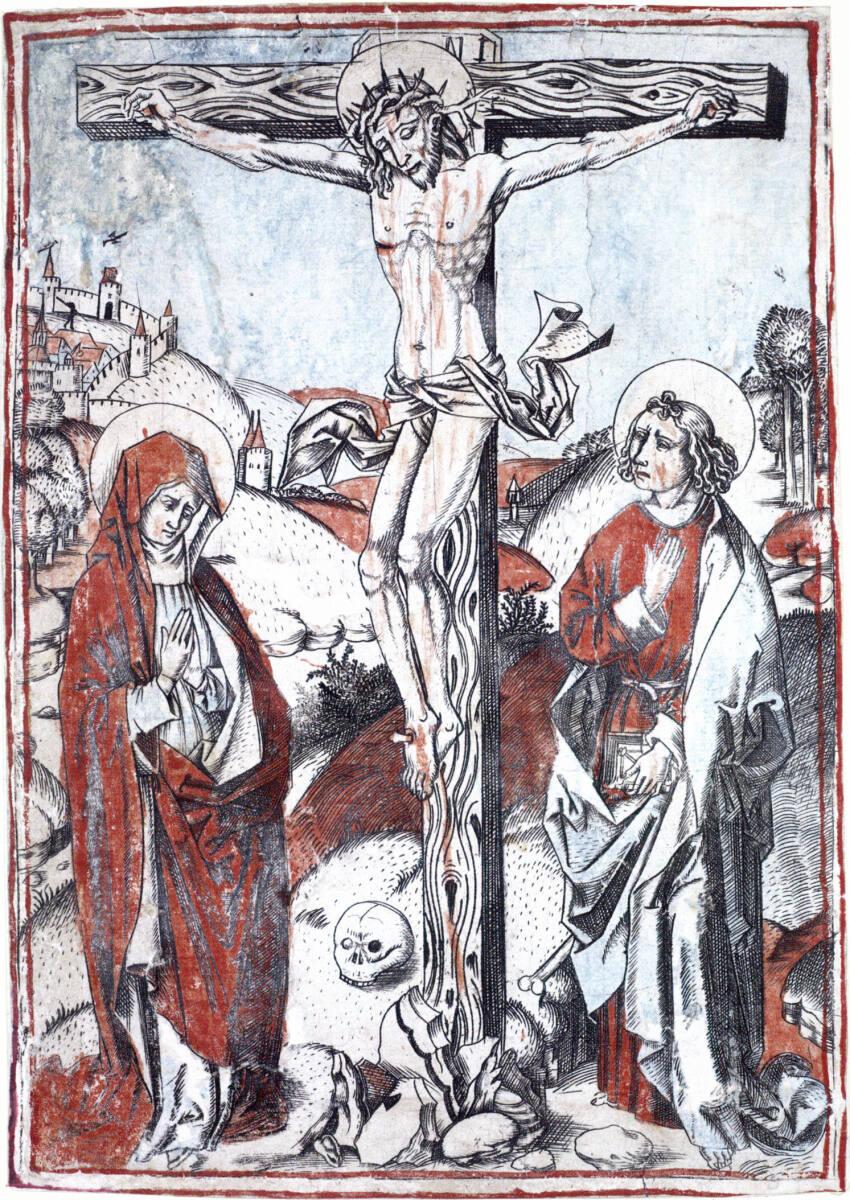 Anonym, Christus am Kreuz mit Maria und Johannes, Inv. Nr.: DG1928/131