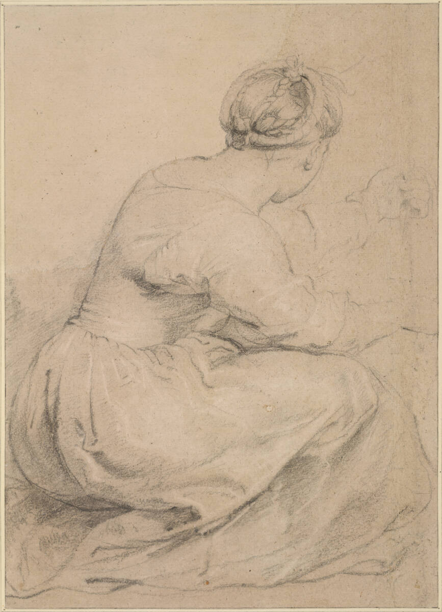 Hockendes Mädchen, Peter Paul Rubens