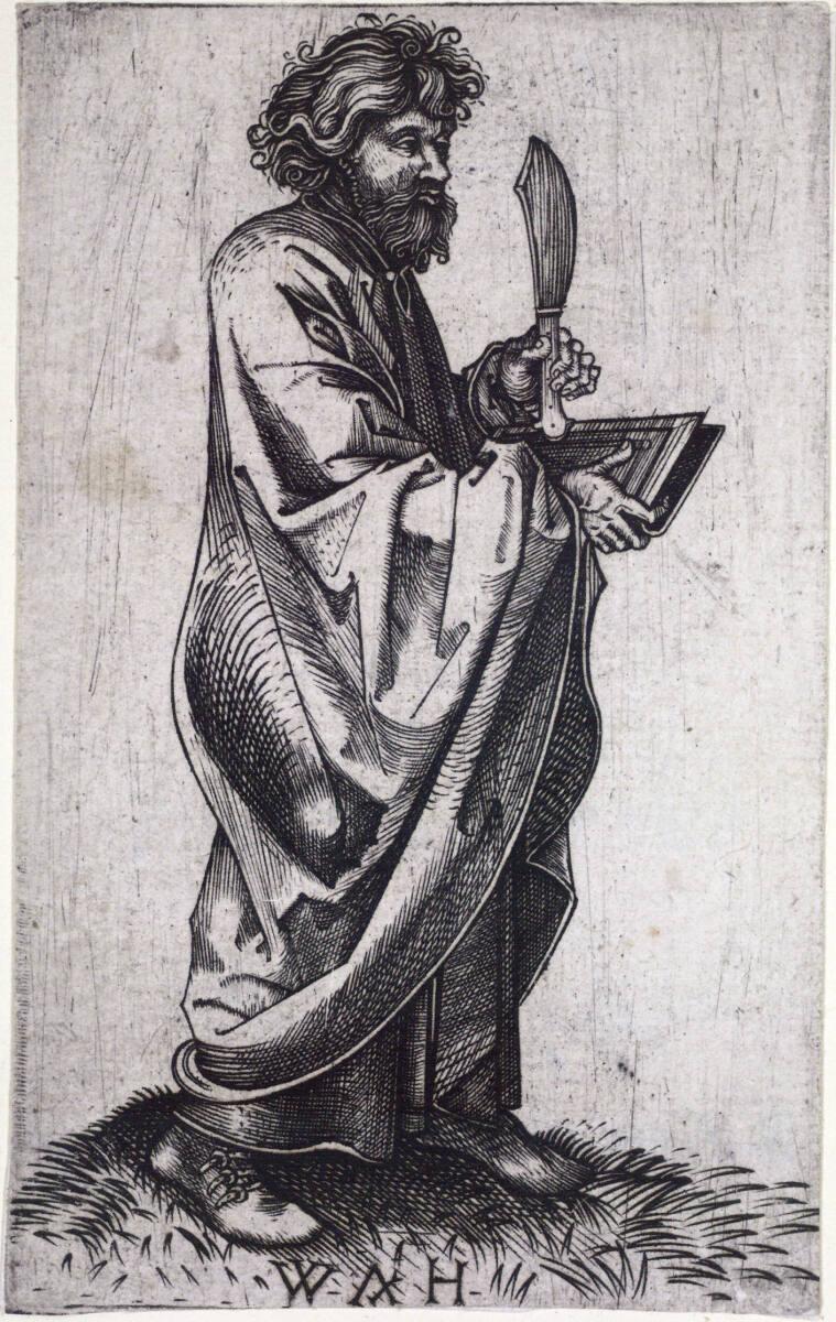 Monogrammist WH, Bartholomäus, Inv. Nr.: DG1928/159