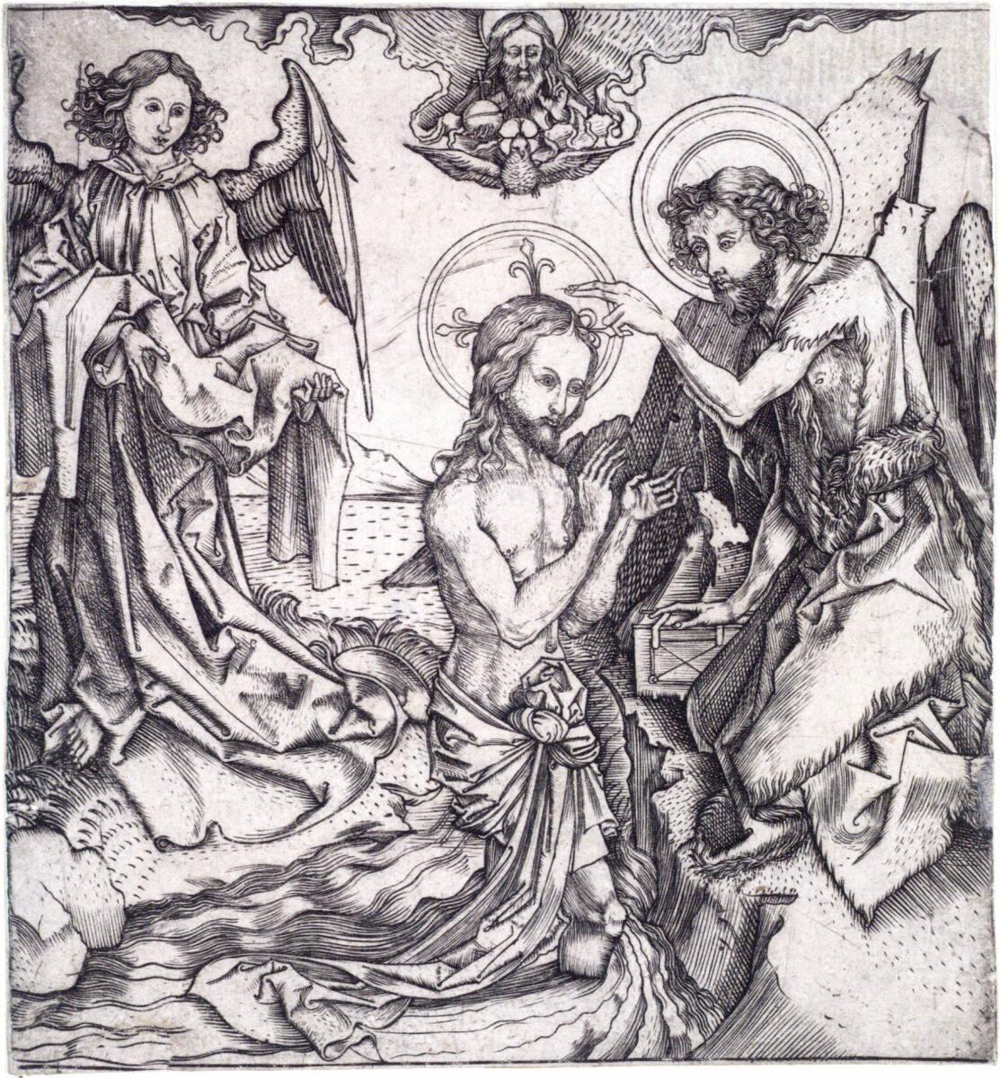 Meister i e, Die Taufe Christi, Inv. Nr.: DG1928/82