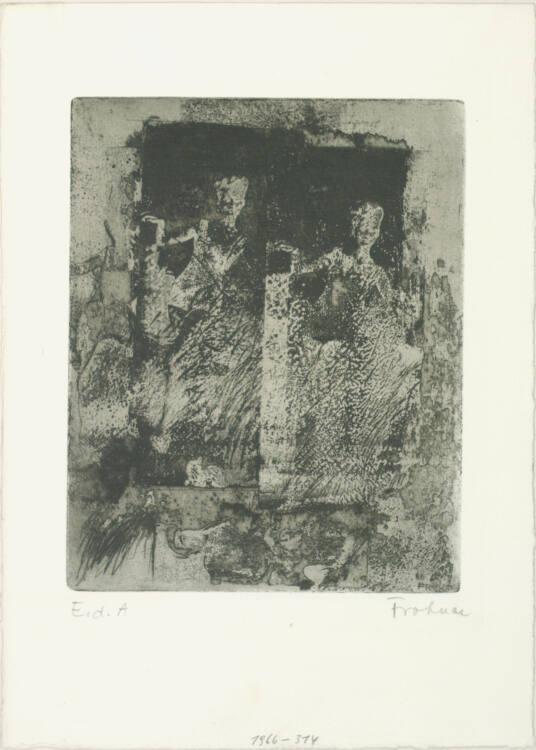 Adolf Frohner, Zwei Mädchen, Inv. Nr.: DG1966/314