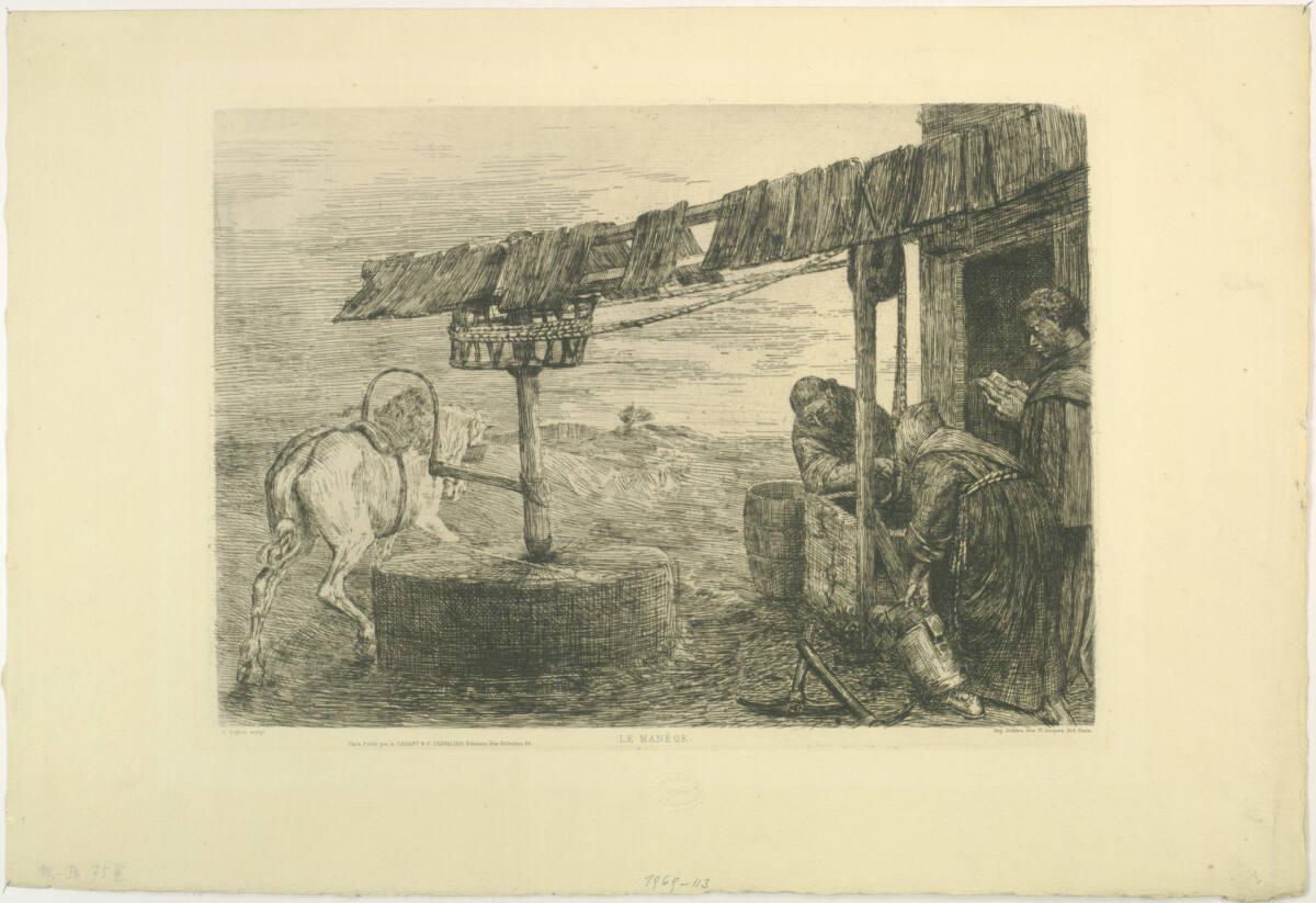 Alphonse Legros, Le manège, Inv. Nr.: DG1969/113