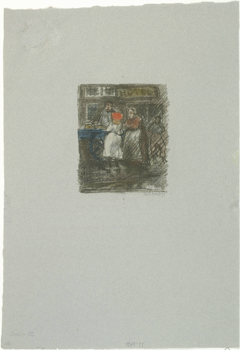 Muschelverkäufer, Emil Orlík, 1898