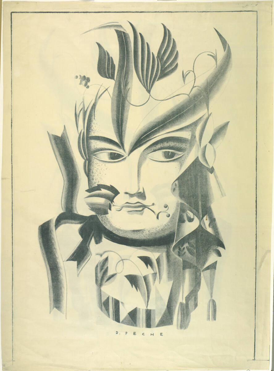 Frauenkopf, Dagobert Peche, 1921