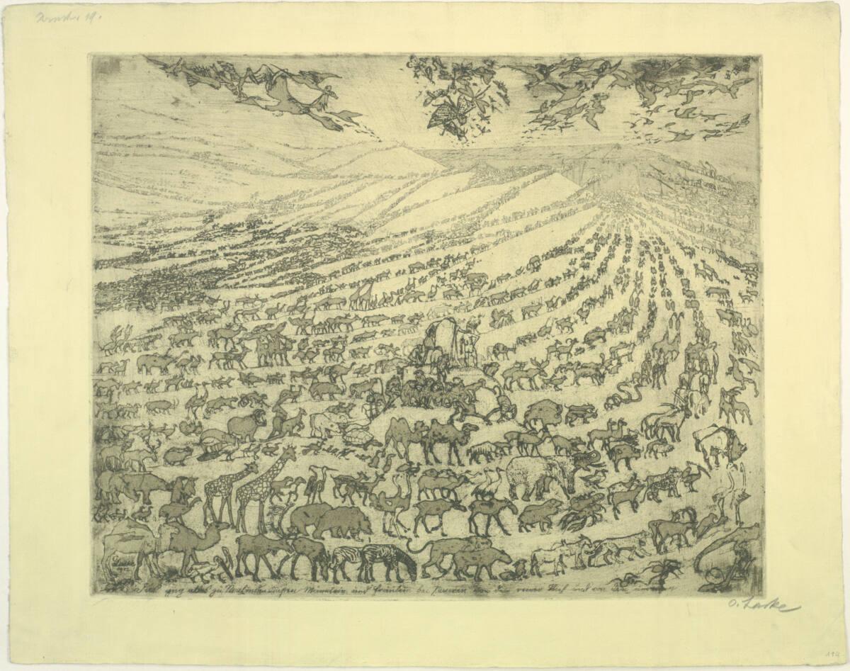Oskar Laske, Die Arche Noah, Inv. Nr.: DG1944/88