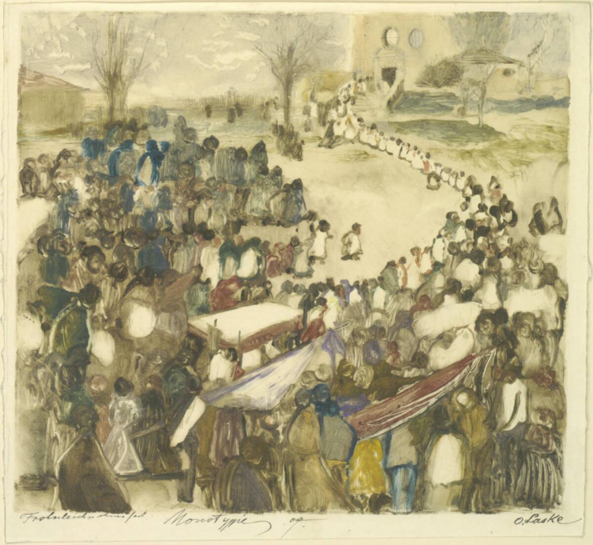 Oskar Laske, Fronleichnamsfest, Inv. Nr.: DG1910/371