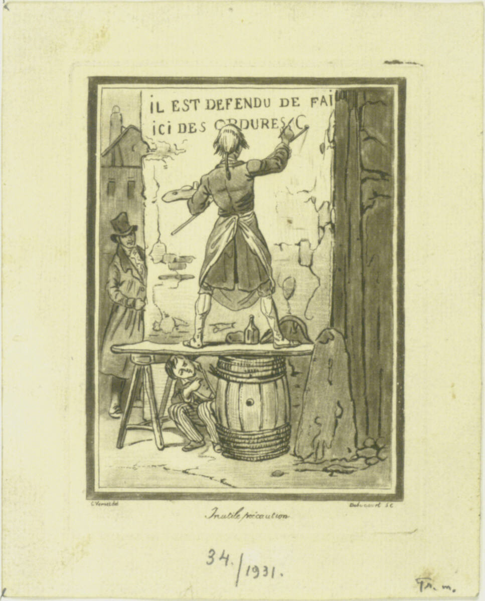Inutile précaution, Philibert-Louis Debucourt, 1775–1832