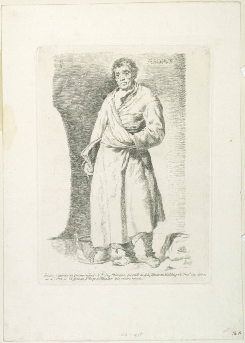 Aesopus, Francisco Goya