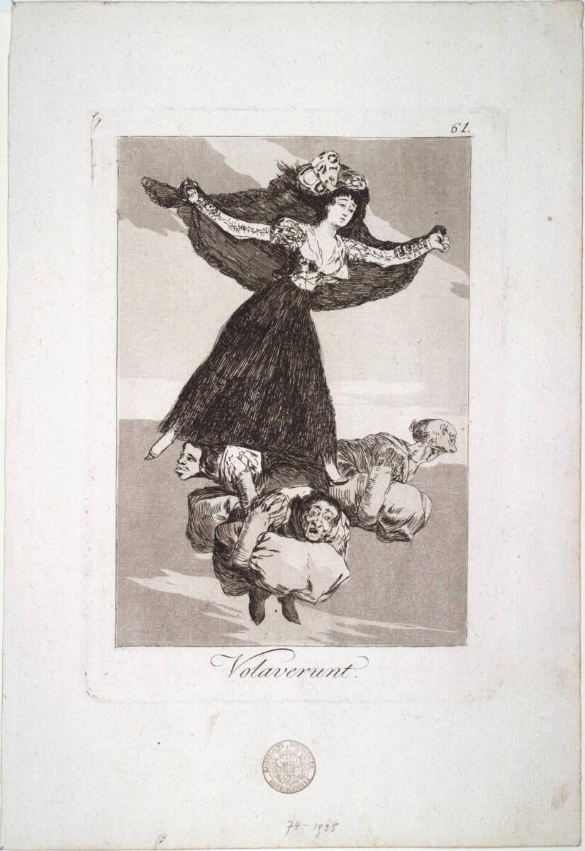 Francisco José de Goya y Lucientes, Los Caprichos: Volaverunt. - Sie sind davongeflogen., Inv. …