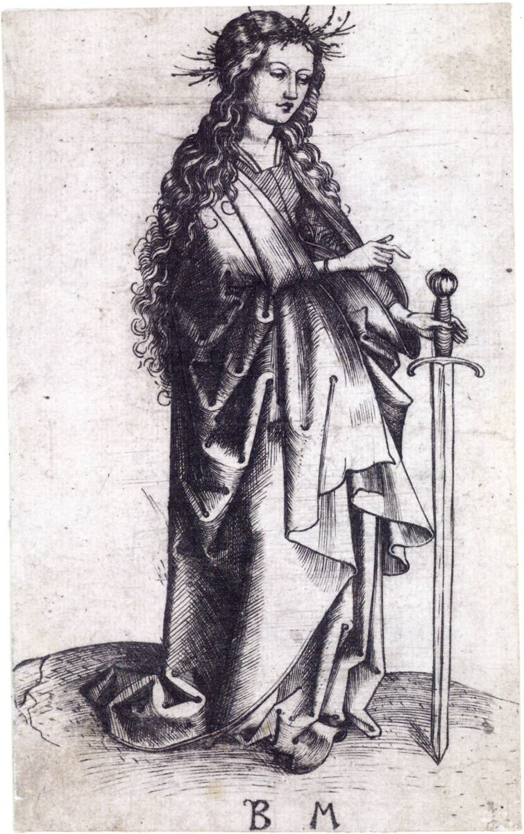 Die hl. Katharina, MonogrammistBM