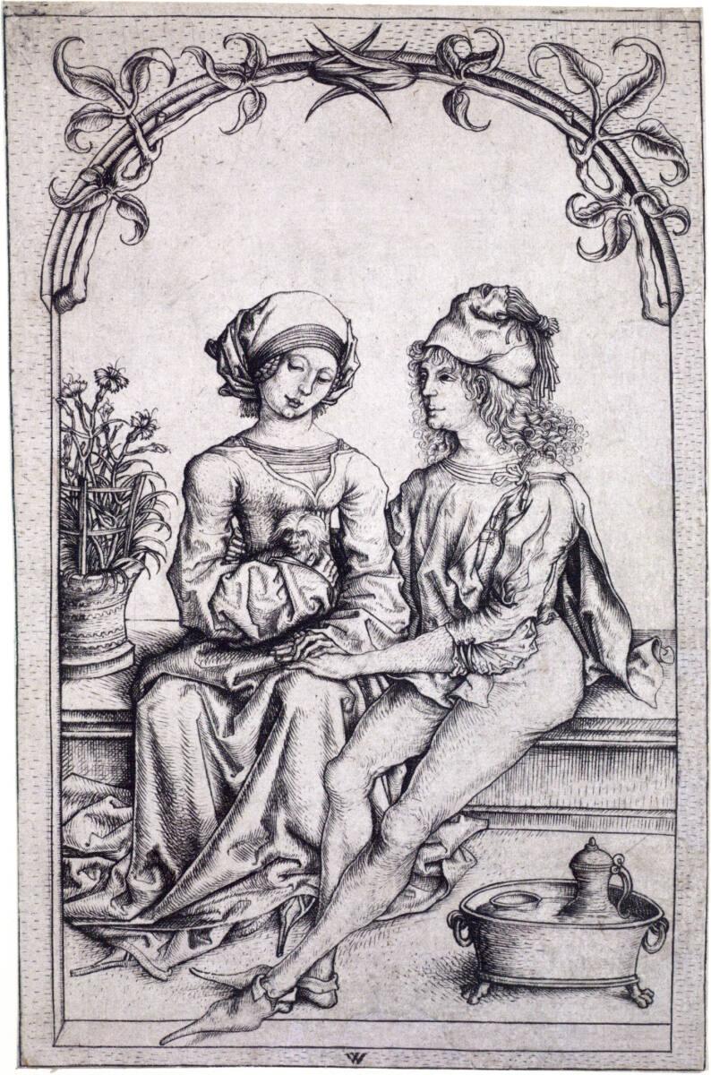 Wenzel von Olmütz, Das Liebespaar, Inv. Nr.: DG1928/222