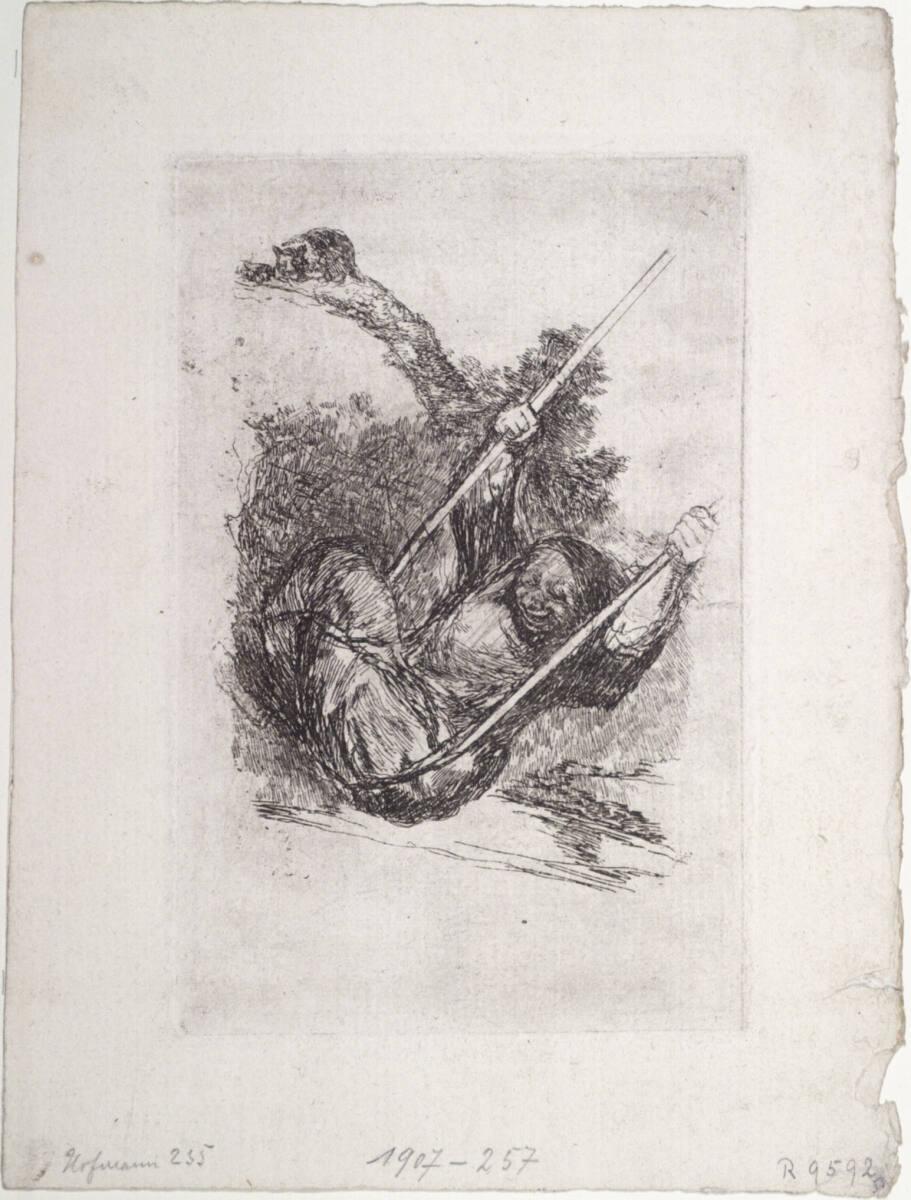 Francisco José de Goya y Lucientes, Die Frau auf der Schaukel, Inv. Nr.: DG1907/257