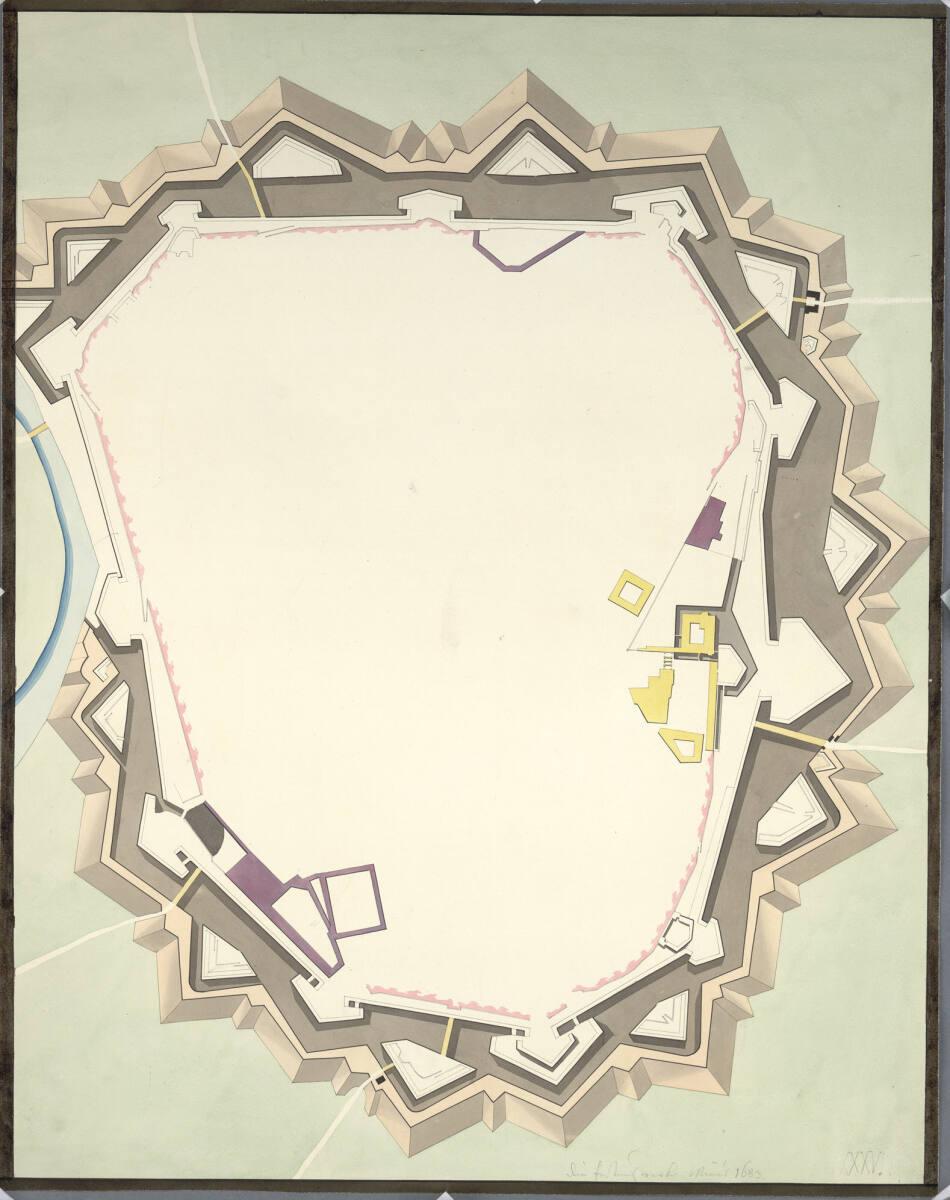 Wien I, Hofburg, Aman-Rekonstruktion, die Festungswerke Wiens 1683, Inv. Nr.: AZ6156