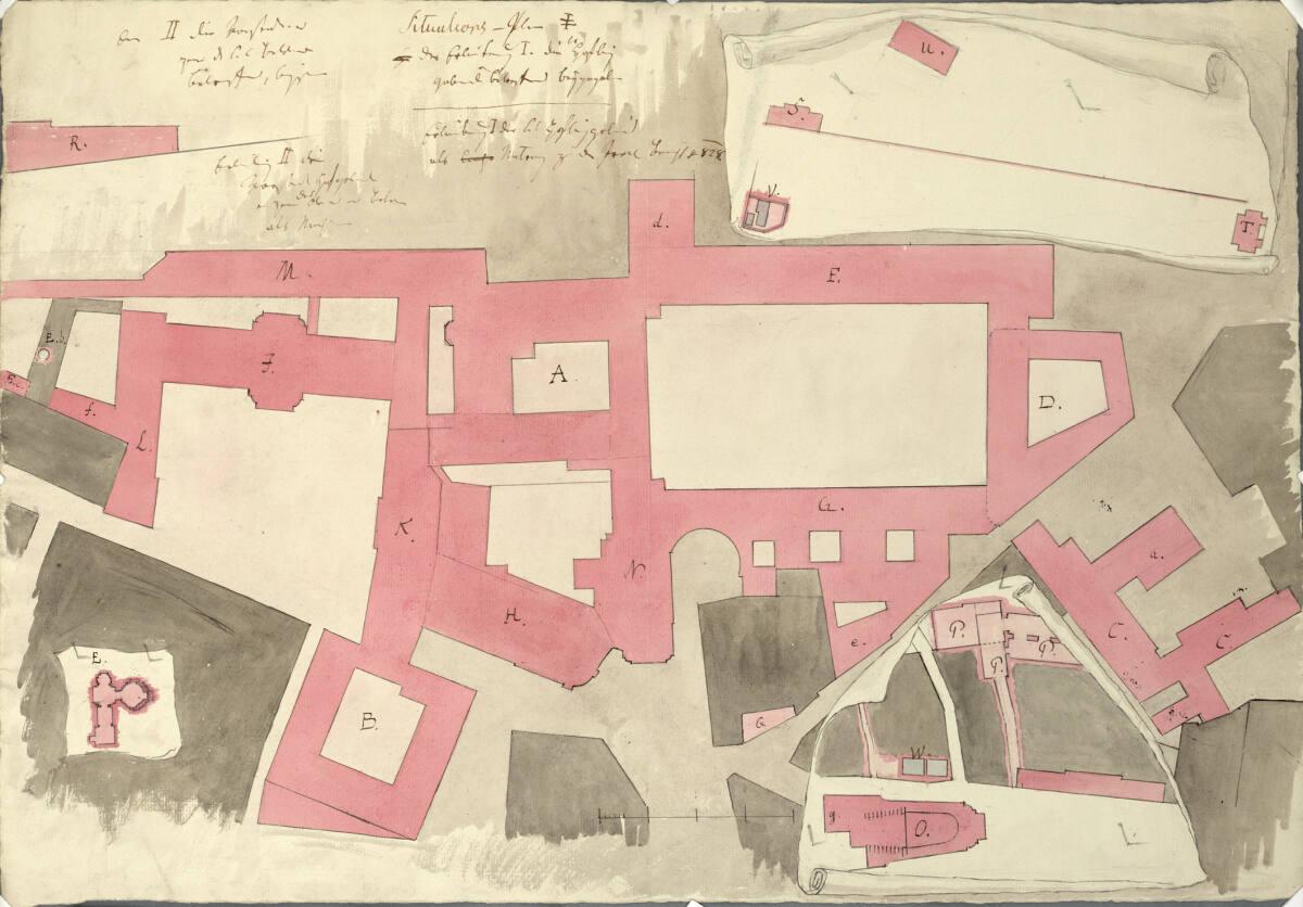 Wien I, Hofburg, Gesamtplan, Situationsplan, Inv. Nr.: AZ6190