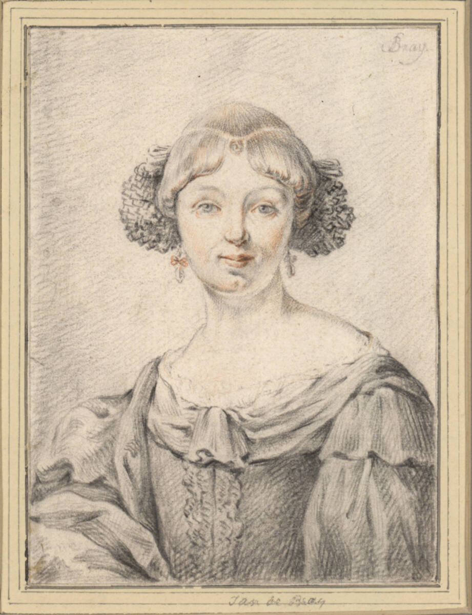 Bildnis einer jungen Dame, en face, in Halbfigur, Jan de Bray