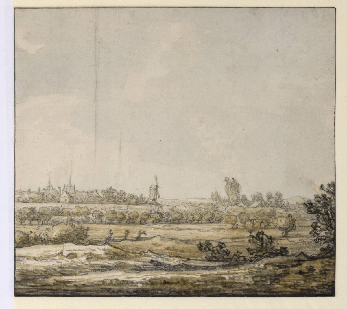 Aelbert Cuyp, Blick auf Arnheim von Süden (zusammen mit Inv. 8756), Inv. Nr.: 8386