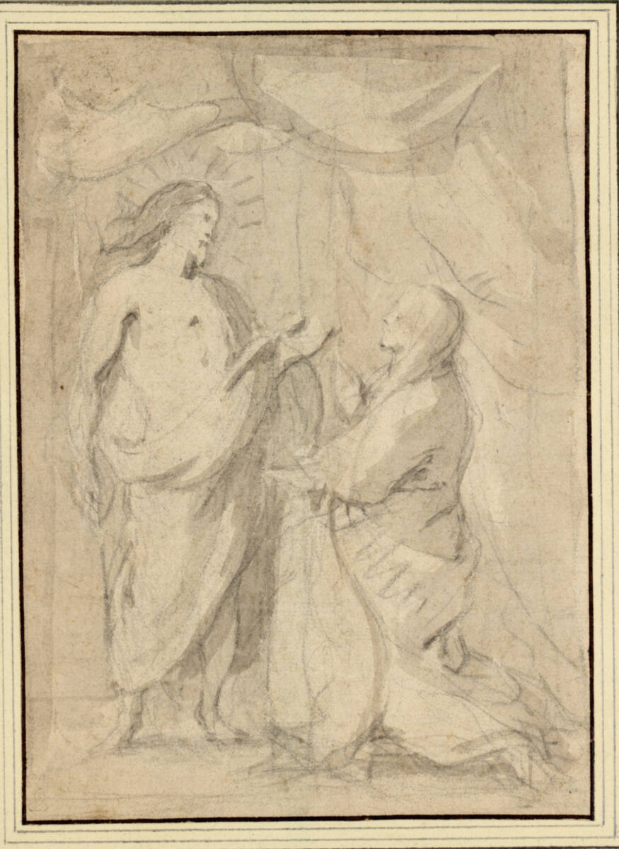Der auferstandene Christus vor einer knienden Frau, Gaspar de Crayer
