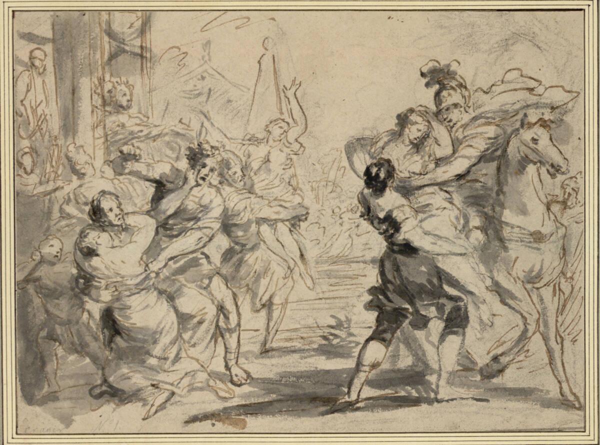 Gaspard de Crayer, Der Raub der Sabinerinnen, Inv. Nr.: 8395