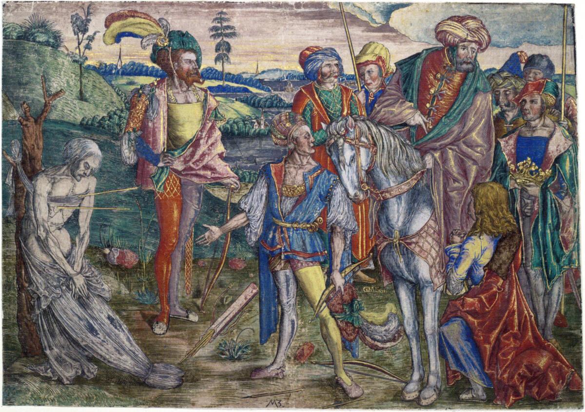Matthäus Zasinger (Meister MZ), Der Erbstreit der Königssöhne, Inv. Nr.: DG1928/259
