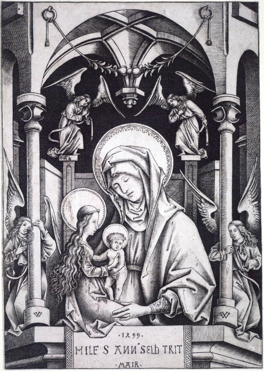 Heilige Anna selbdritt, Mair von Landshut, 1499
