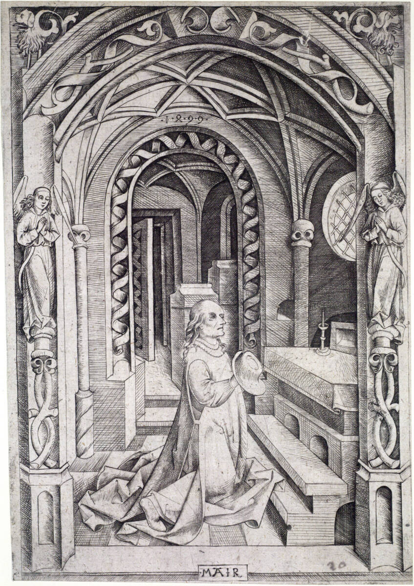 Der betende Greis, Mair von Landshut, 1499