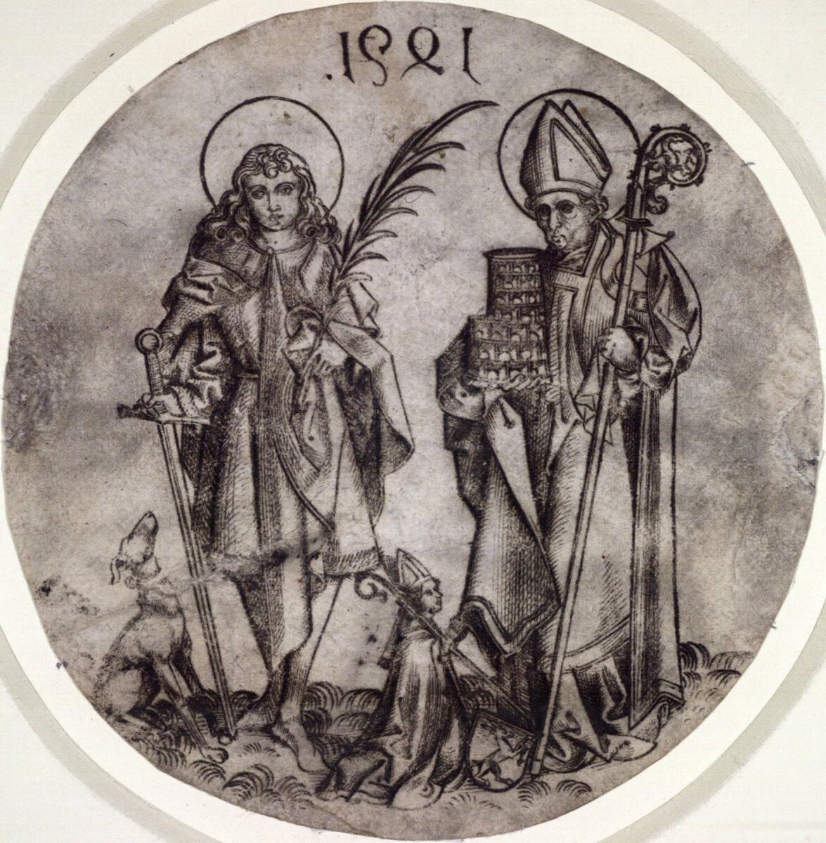 Anonym, Zwei Heilige, Inv. Nr.: DG1928/488