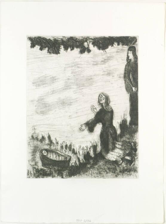 Marc Chagall, Aussetzung des Mosesknaben, Inv. Nr.: DG1957/2/26