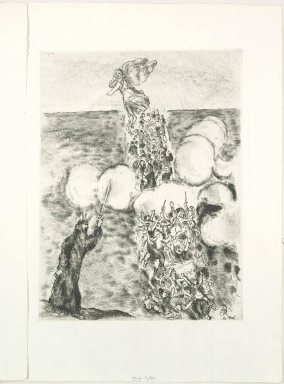Marc Chagall, Der Zug durch das Rote Meer, Inv. Nr.: DG1957/2/34