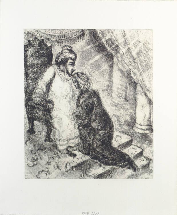 Marc Chagall, David und Absalom, Inv. Nr.: DG1957/2/70